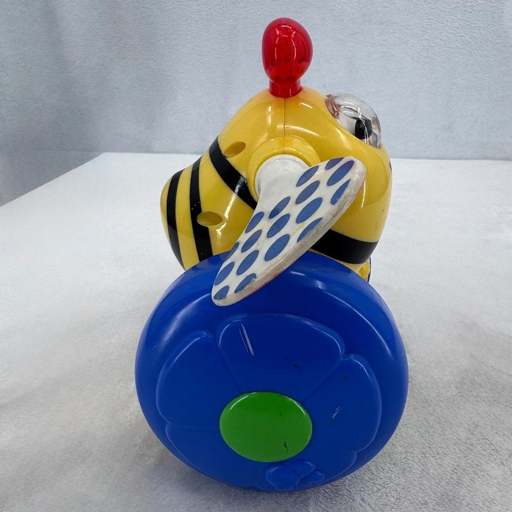 Playskool Crawl 'n Flutter Bee Vintage 2003 Bumblebee Rolling Toy Wobble & Roll